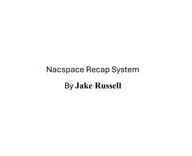 Recap System Database Document