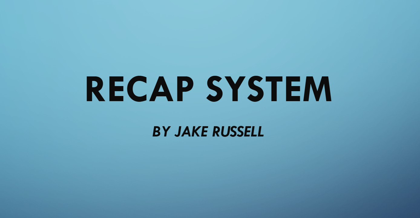 Recap System UI Document